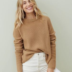 Jenni Kayne Cashmere Fisherman Sweater, Size M